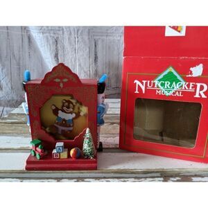 Dakin nutcracker musical animation Xmas decor 1989